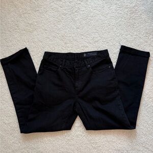 Roark Men's straight fit black denim jeans 30x32